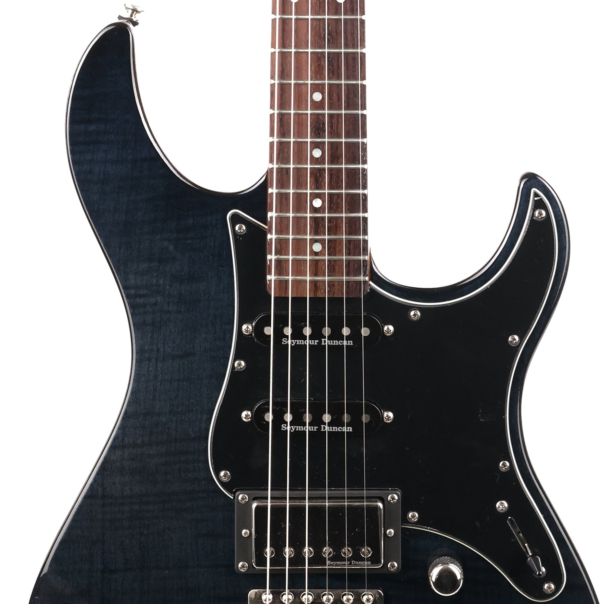 Yamaha PAC612VIIFM Pacifica Trans Black Used | The Music Zoo
