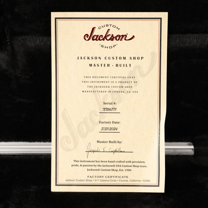 Jackson Custom Shop So-Cal Masterbuilt Pat Campolattano Silver Sparkle