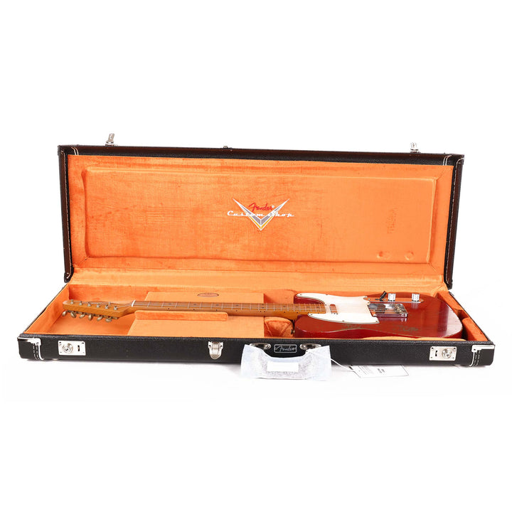 Fender Custom Shop 1963 Telecaster Mahogany Heavy Relic Crimson Transparent Masterbuilt Jason Smith