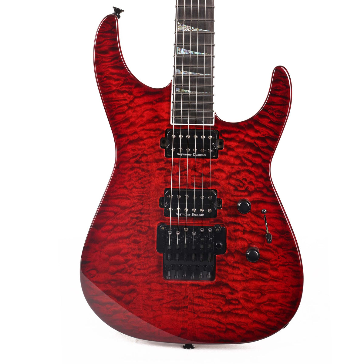 Jackson Custom Shop SL2H Soloist Trans Red Quilt Top — 1