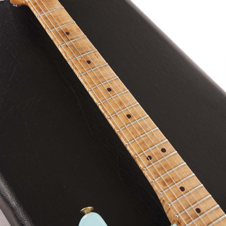 Charvel Custom Shop Nitro Aged San Dimas Masterbuilt Red Dave Daphne Blue