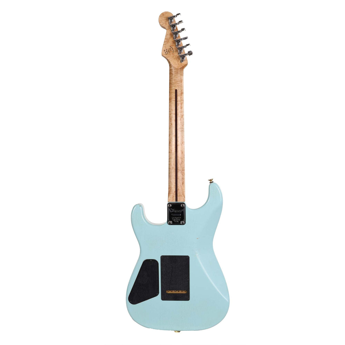 Charvel Custom Shop Nitro Aged San Dimas Masterbuilt Red Dave Daphne Blue — 3
