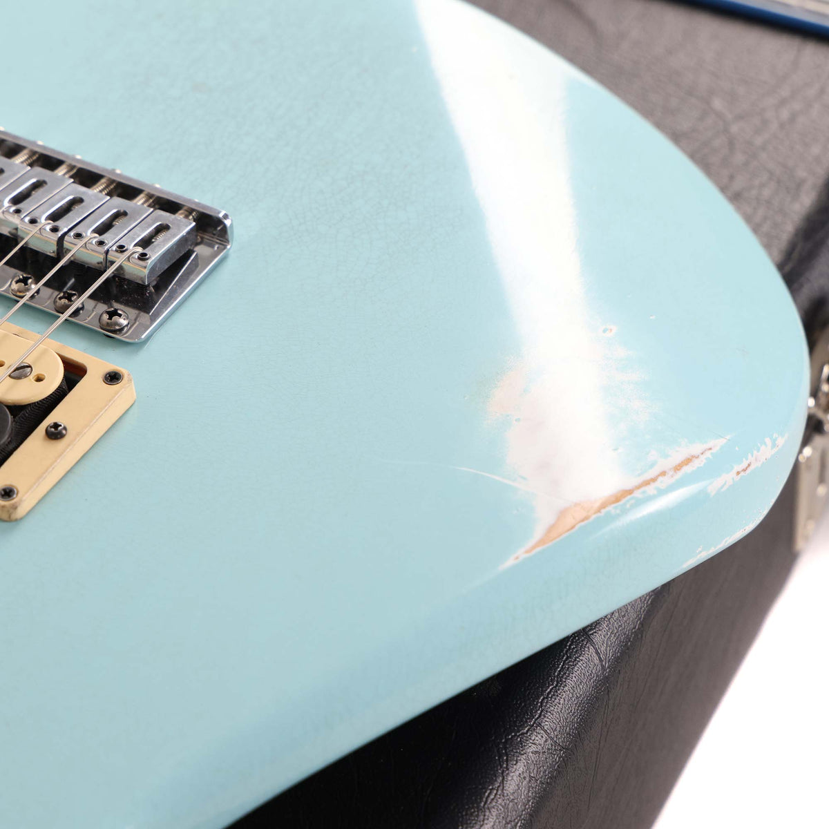 Charvel Custom Shop Nitro Aged San Dimas Masterbuilt Red Dave Daphne Blue — 8