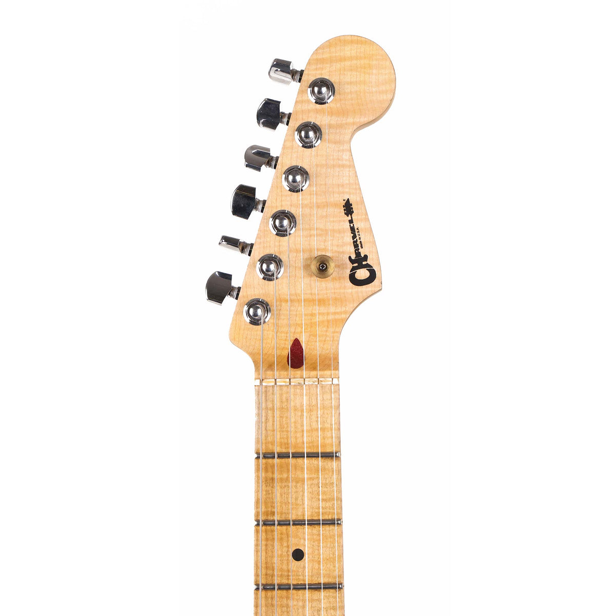 Charvel Custom Shop San Dimas Flame Top Amber Back Masterbuilt Red Dave — 12