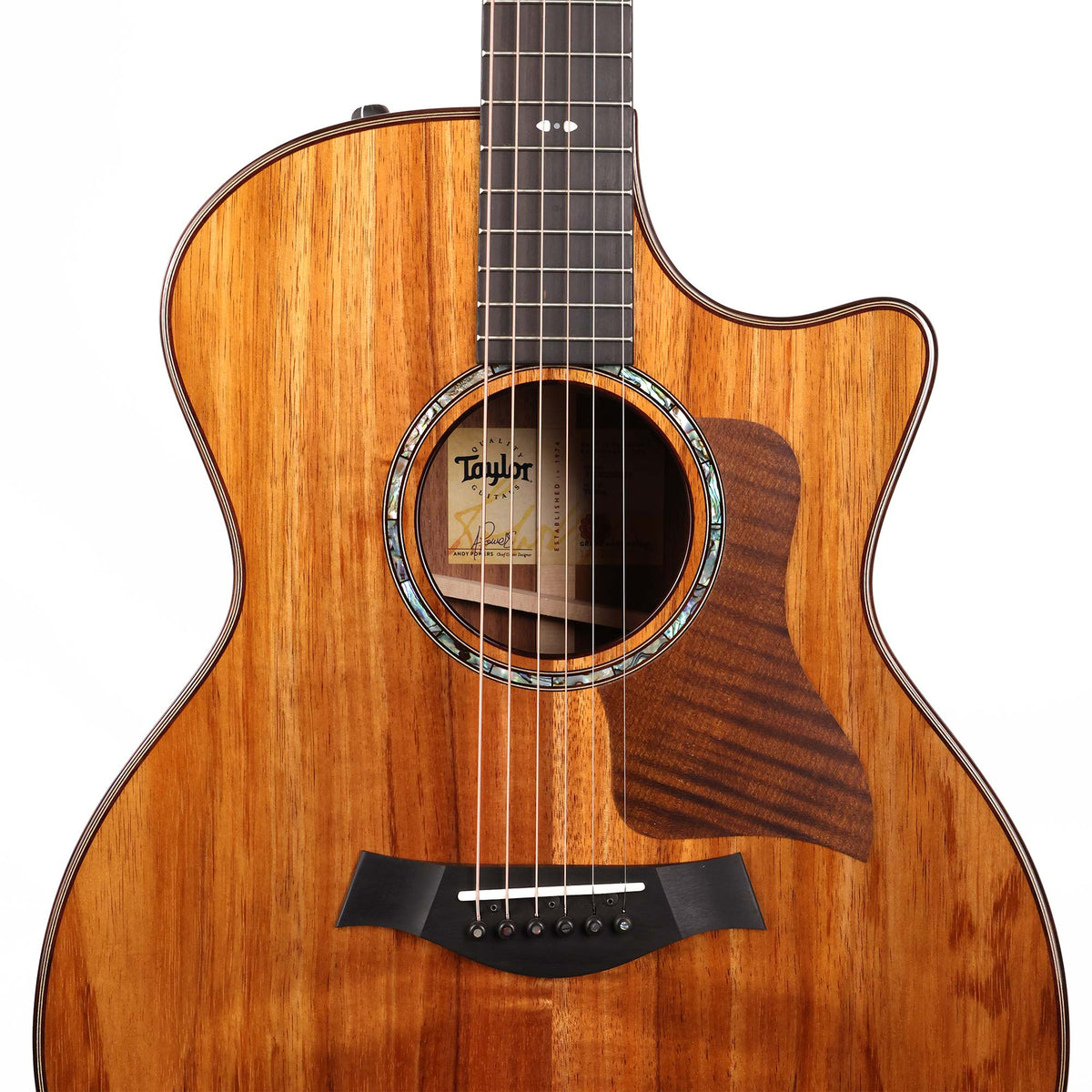 Taylor 724ce Koa Grand Auditorium Acoustic-Electric Natural — 4