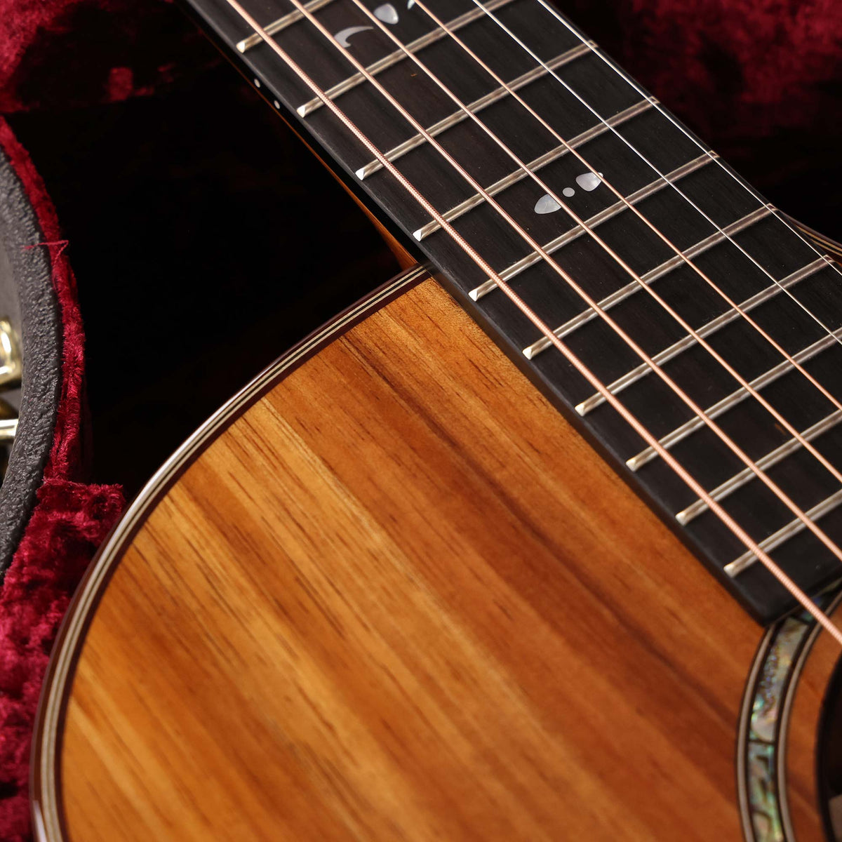 Taylor 724ce Koa Grand Auditorium Acoustic-Electric Natural — 8