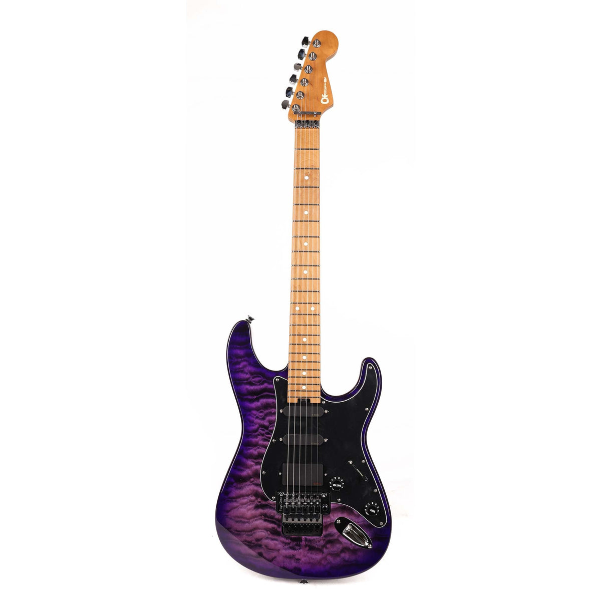 Charvel Marco Sfogli Signature Pro-Mod So-Cal Style 1 HSS FR CM QM Transparent Purple Burst — 2