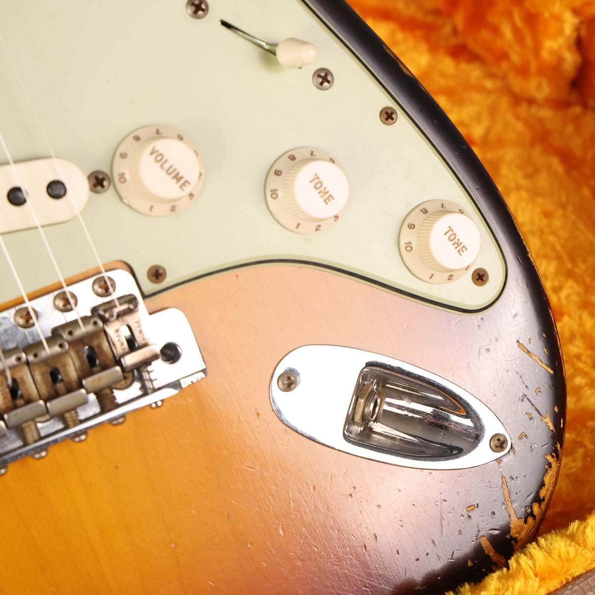 Fender Custom Shop '60s Stratocaster Thin Skin Faded 3-Tone Sunburst Used — 8