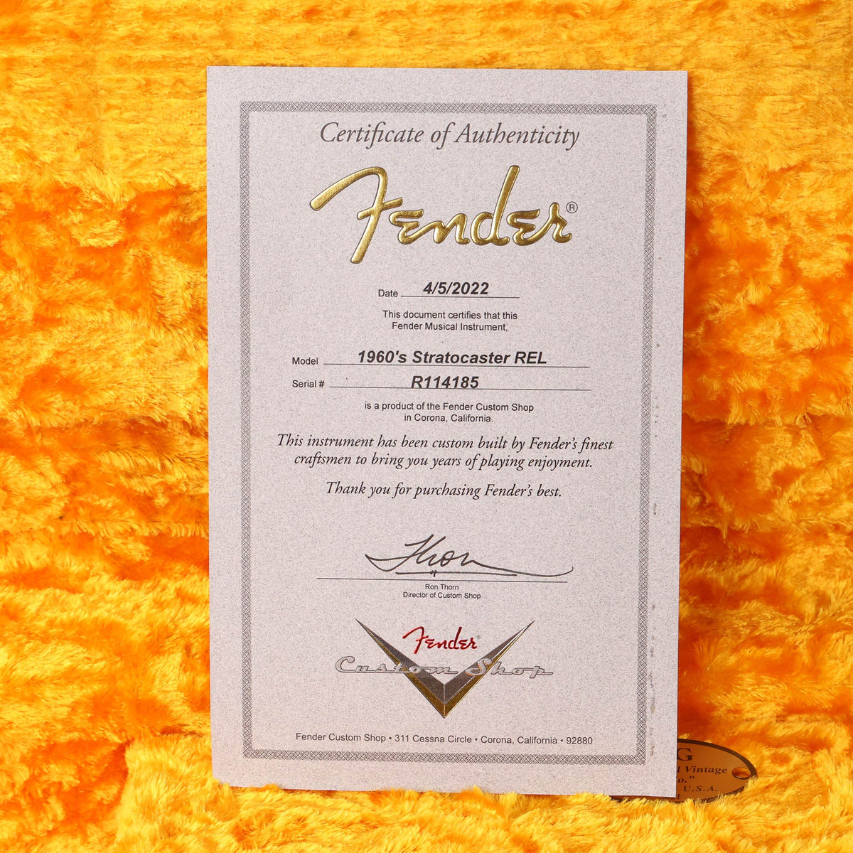 Fender Custom Shop '60s Stratocaster Thin Skin Faded 3-Tone Sunburst Used — 10