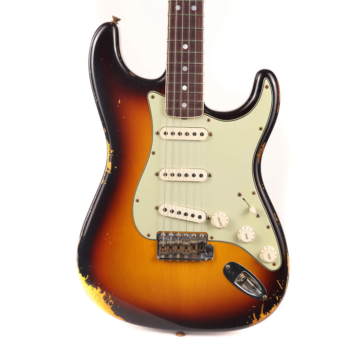 Fender Custom Shop '60s Stratocaster Thin Skin Faded 3-Tone Sunburst Used