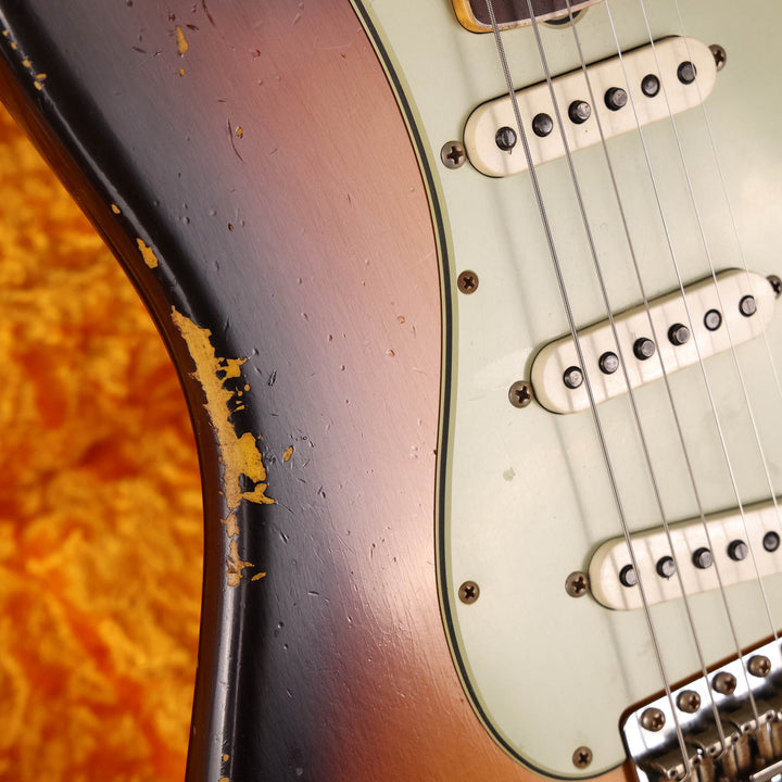Fender Custom Shop '60s Stratocaster Thin Skin Faded 3-Tone Sunburst Used