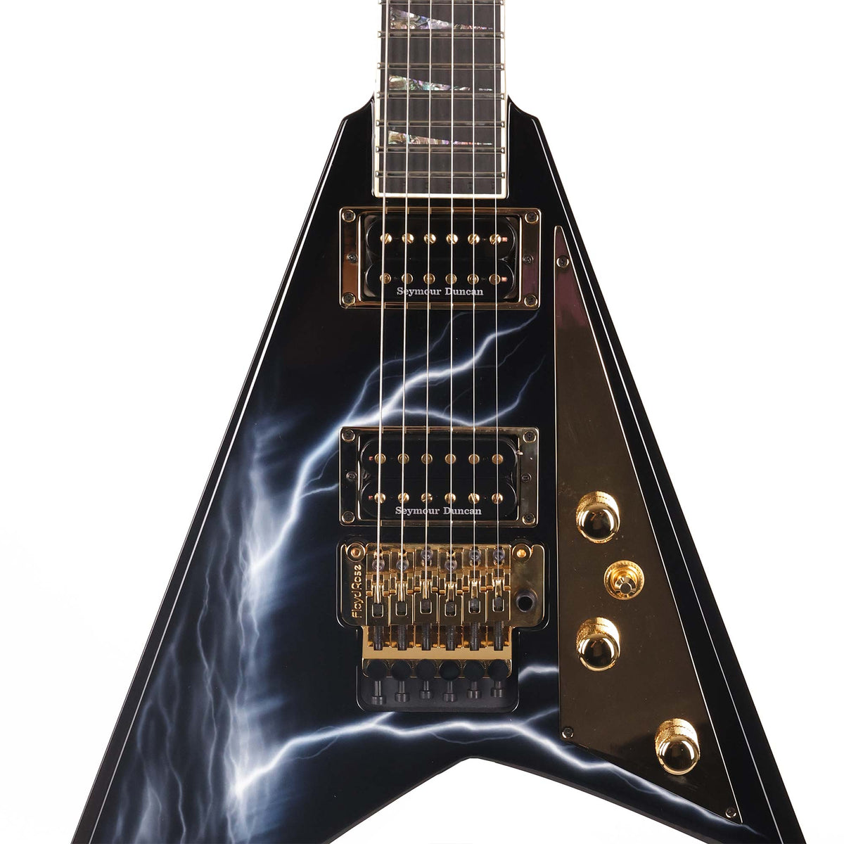 Jackson Custom Shop RR1 Rhoads Lightning Sky Graphic — 4