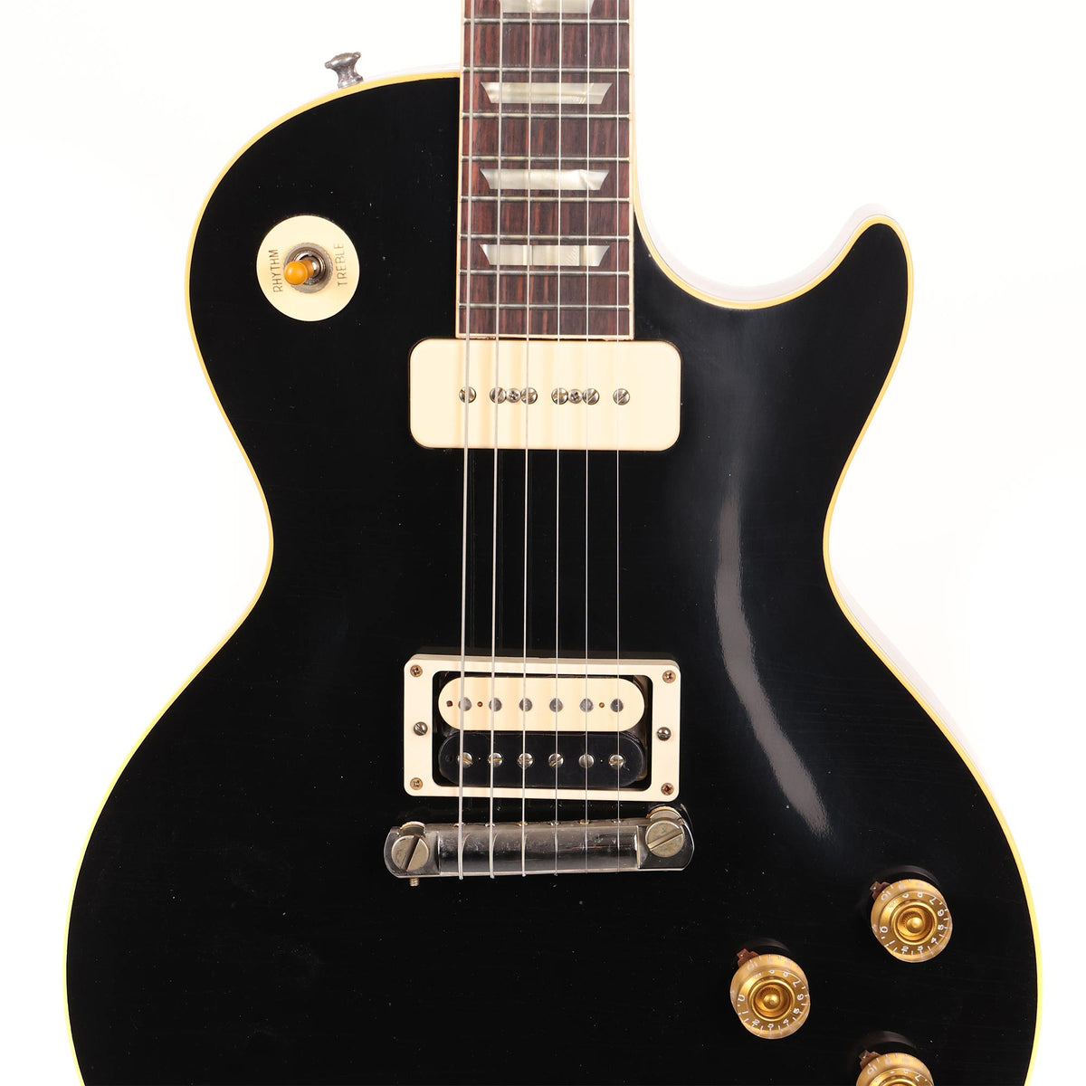 Gibson Custom Shop 1954 Les Paul Standard Wraparound Rocker Ebony VOS Made 2 Measure — 4