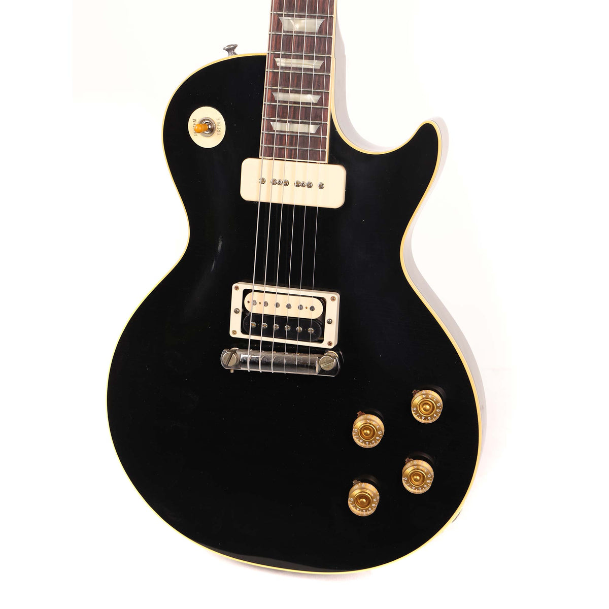 Gibson Custom Shop 1954 Les Paul Standard Wraparound Rocker Ebony VOS Made 2 Measure — 5