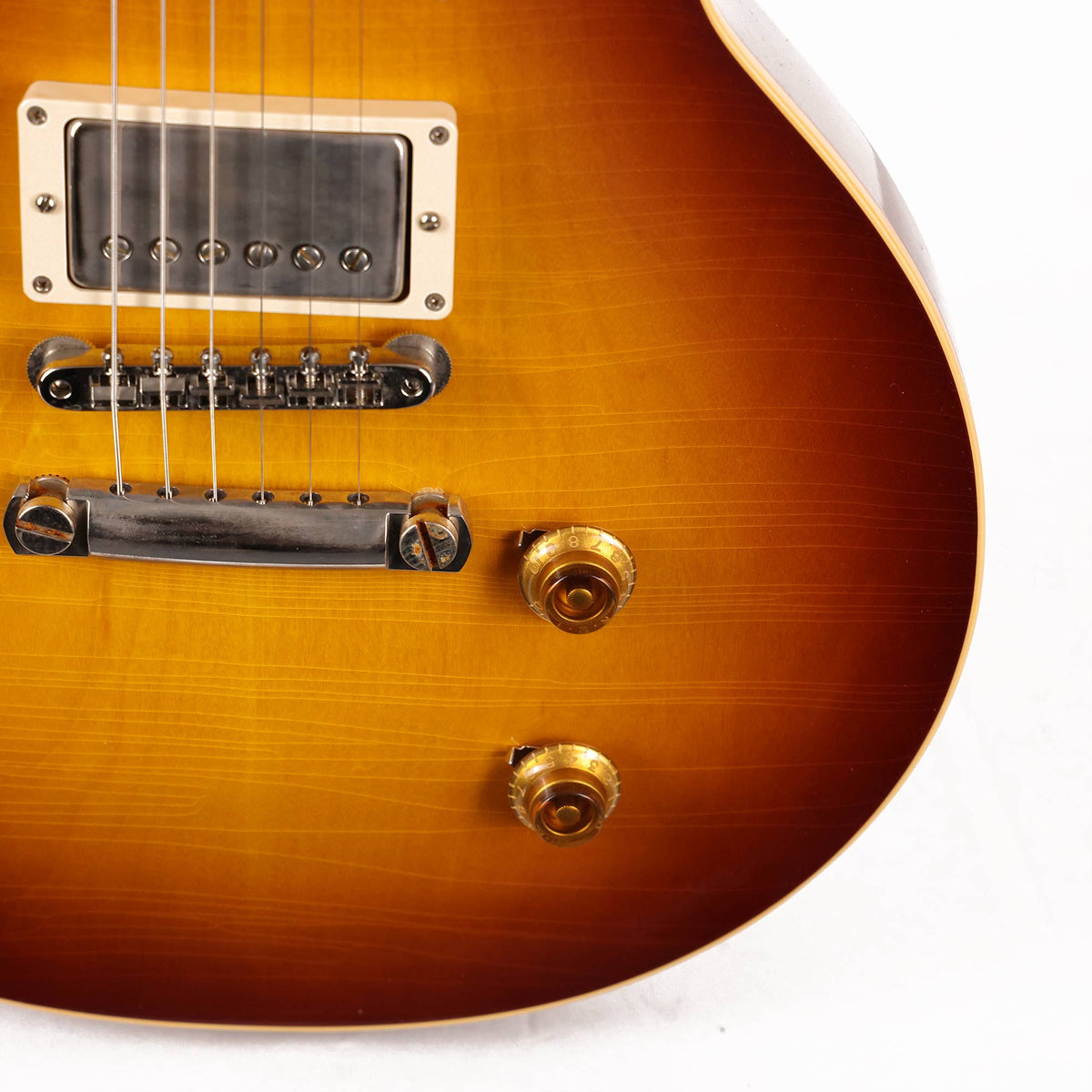 Gibson Custom Shop 1958 Les Paul Single Pickup Made 2 Measure Ultra Light Aged Iced Tea — 8