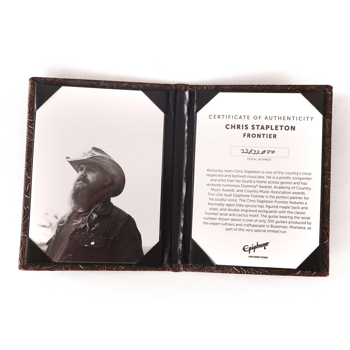 Epiphone Chris Stapleton Signature Frontier Acoustic-Electric Limited Edition Frontier Burst — 9