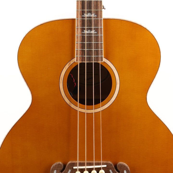 Epiphone El Capitan J-200 Studio Acoustic-Electric Bass Aged Vintage Natural Used