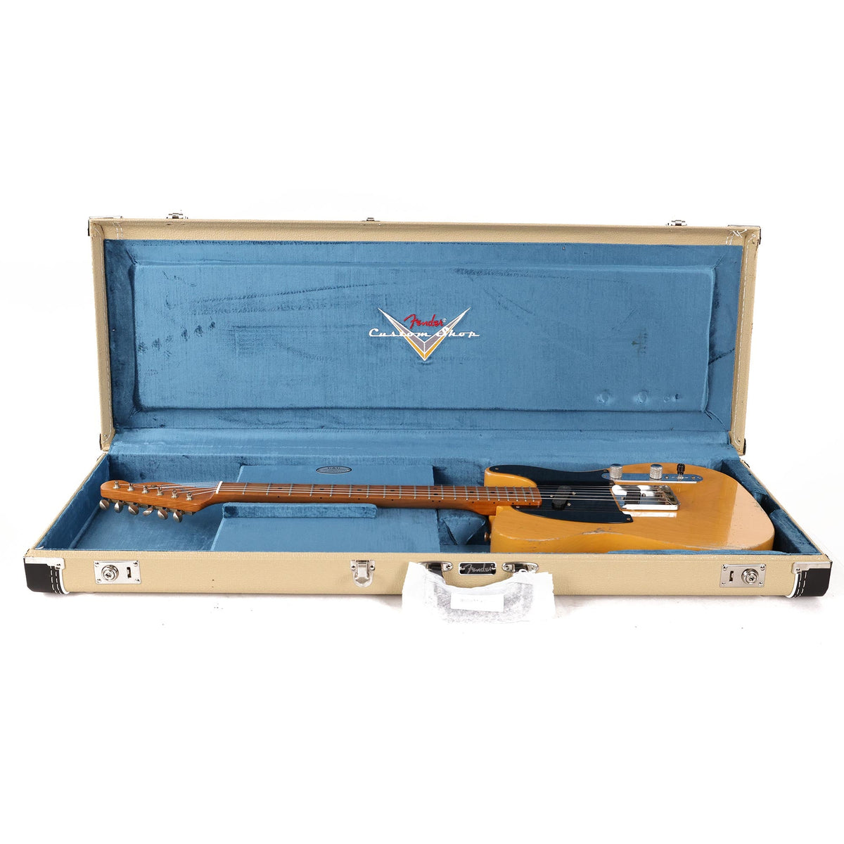 Fender Custom Shop Double Vision Telecaster Masterbuilt Todd Krause Aged Butterscotch Blonde — 12