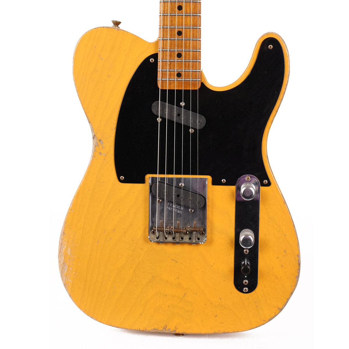 Fender Custom Shop Double Vision Telecaster Masterbuilt Todd Krause Aged Butterscotch Blonde — 1