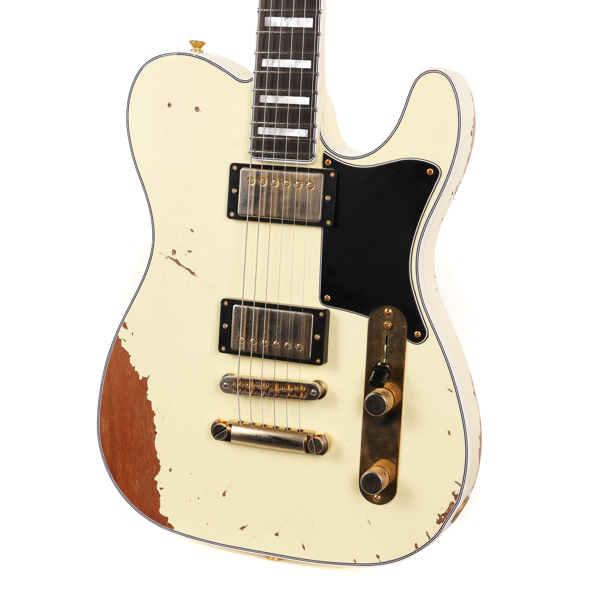 Fender Custom Shop '67 Set Neck Telecaster Masterbuilt Austin MacNutt Relic Vintage White — 5
