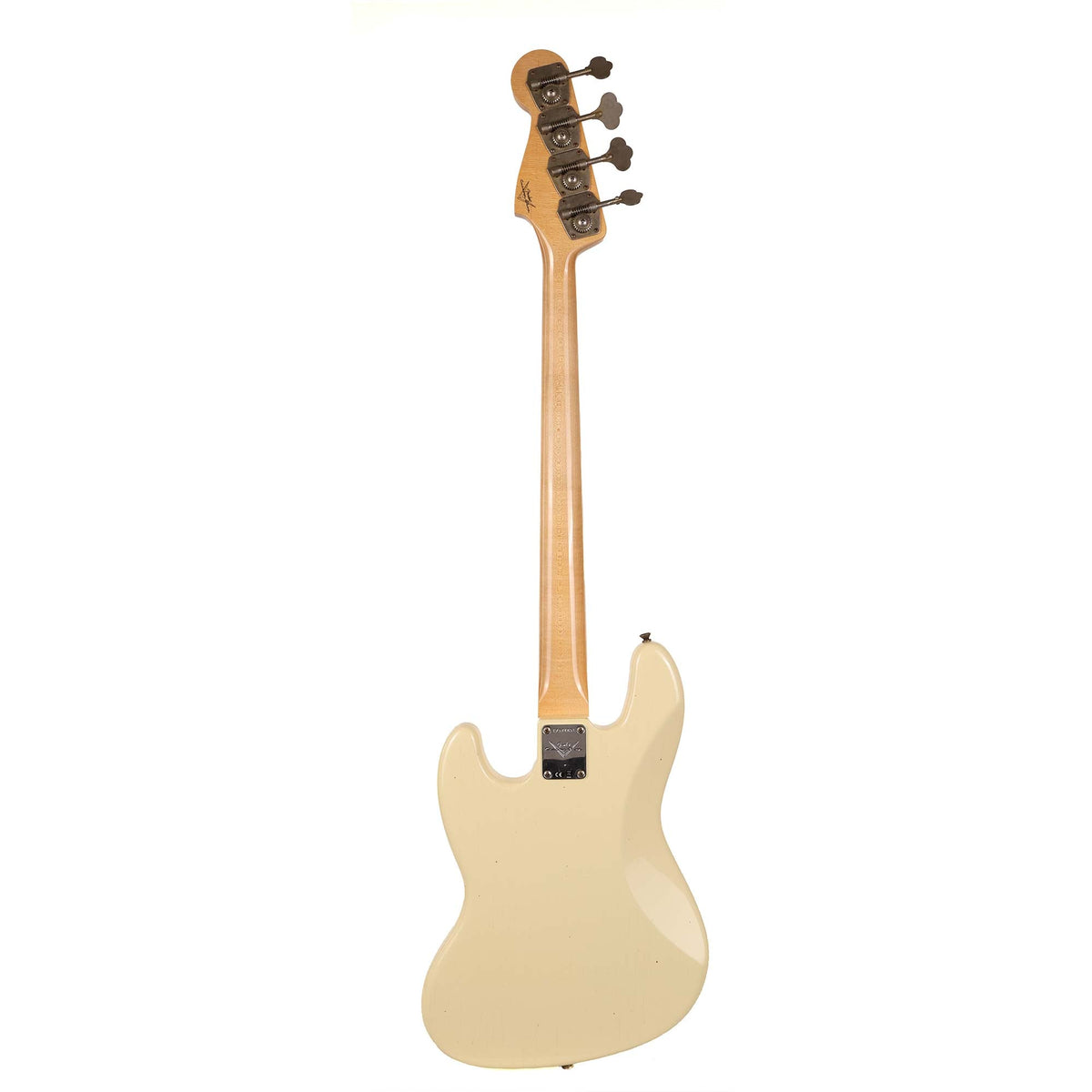 Fender Custom Shop 1968 Jazz Bass Journeyman Relic Vintage White 2024 — 3