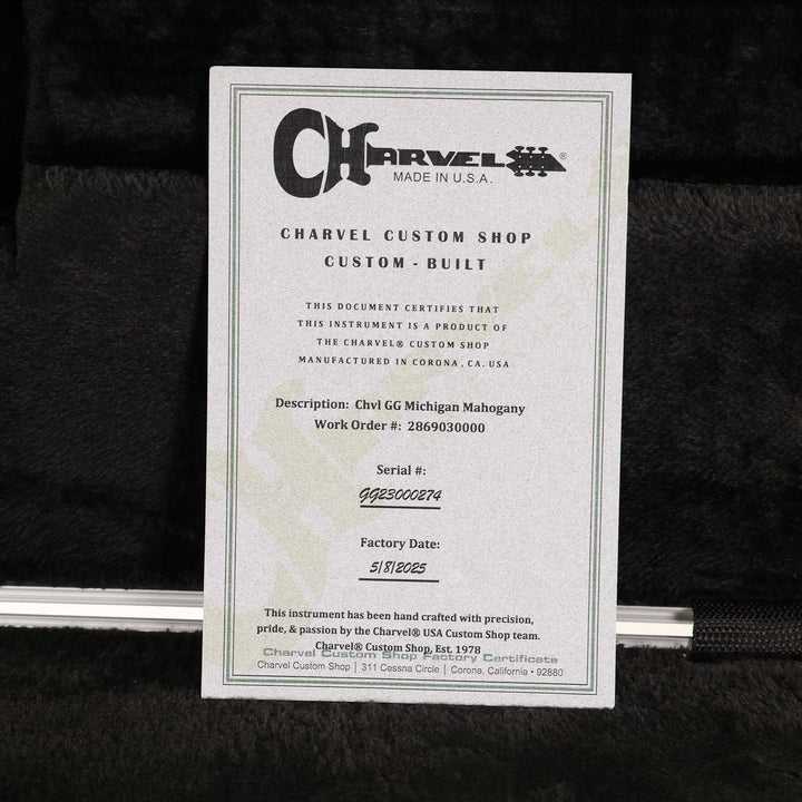 Charvel Guthrie Govan Signature HSH Michigan Mahogany Natural Music Zoo Exclusive