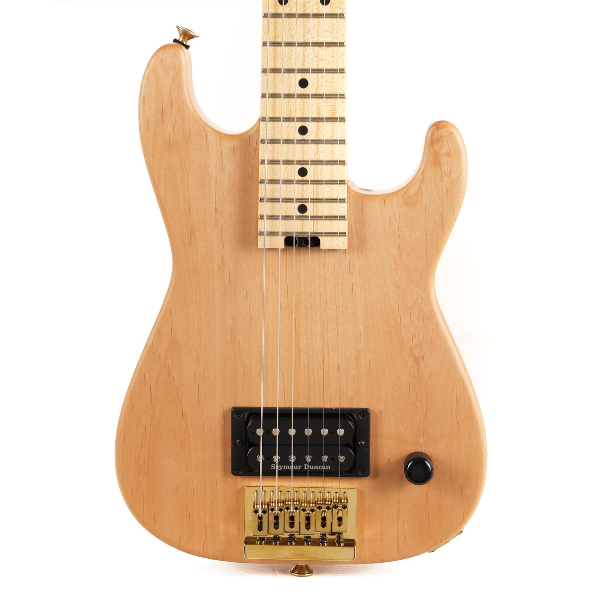 Charvel Custom Shop San Dimas Travel-Size Masterbuilt Red Dave Music Zoo Exclusive Natural Oil — 2
