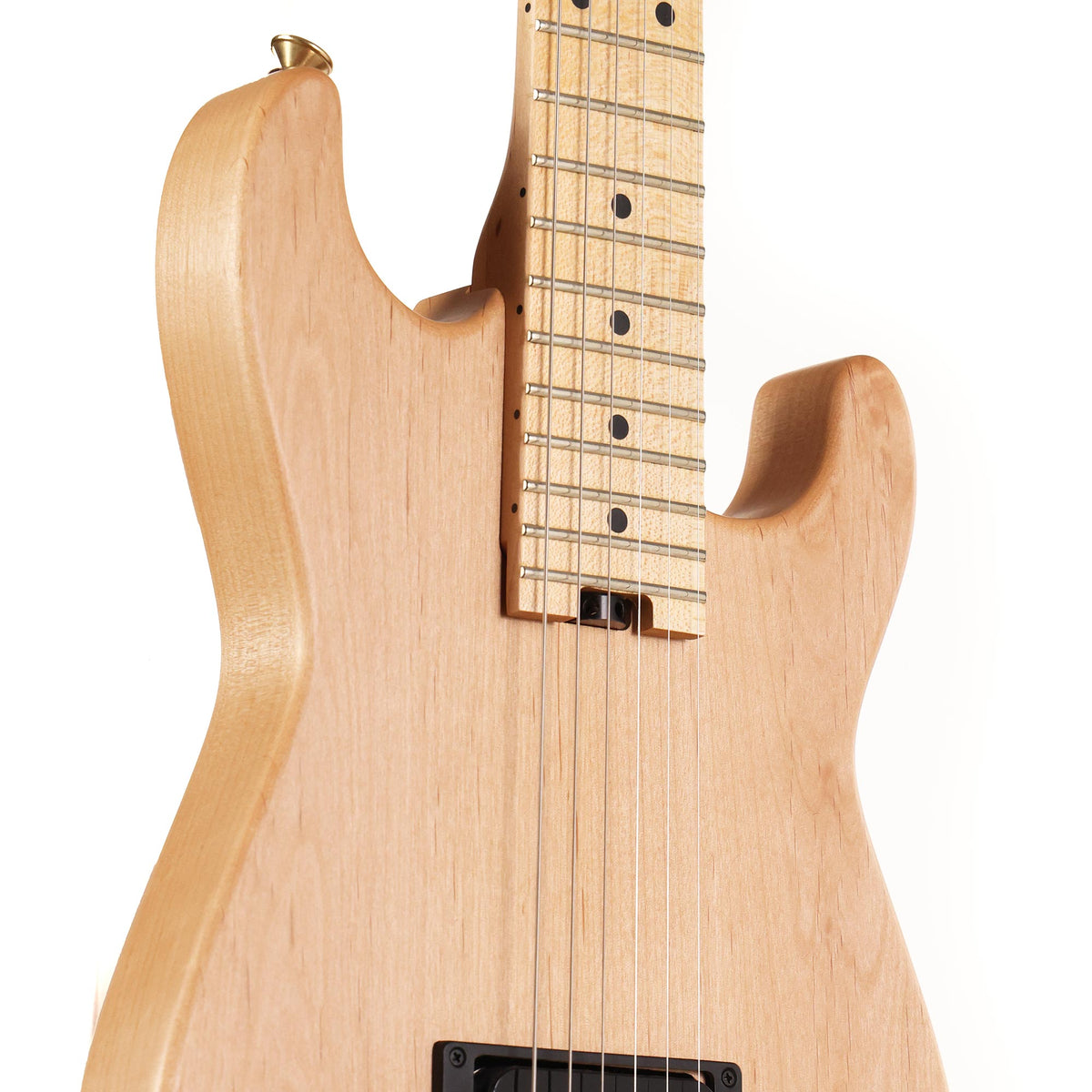 Charvel Custom Shop San Dimas Travel-Size Masterbuilt Red Dave Music Zoo Exclusive Natural Oil — 5