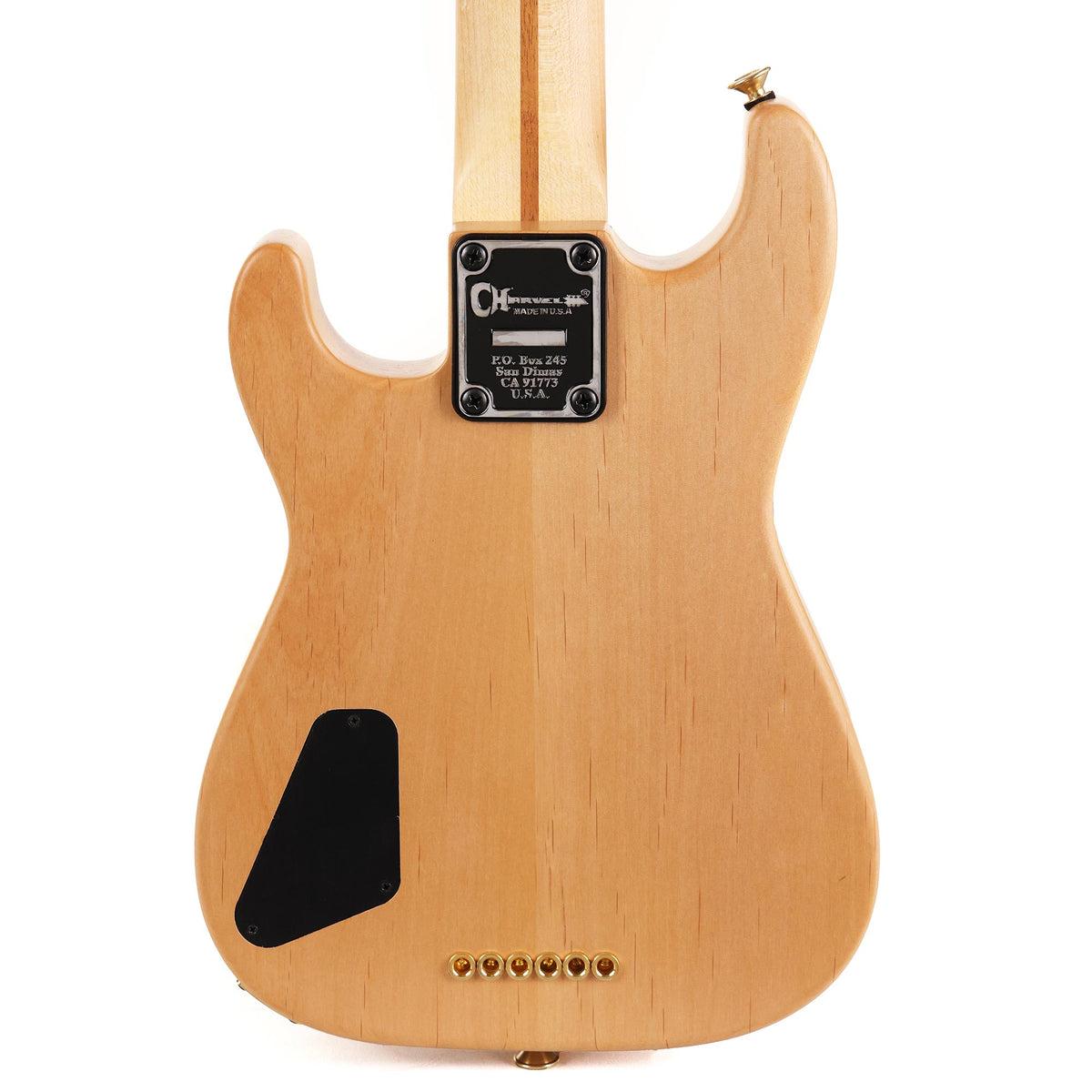 Charvel Custom Shop San Dimas Travel-Size Masterbuilt Red Dave Music Zoo Exclusive Natural Oil — 6