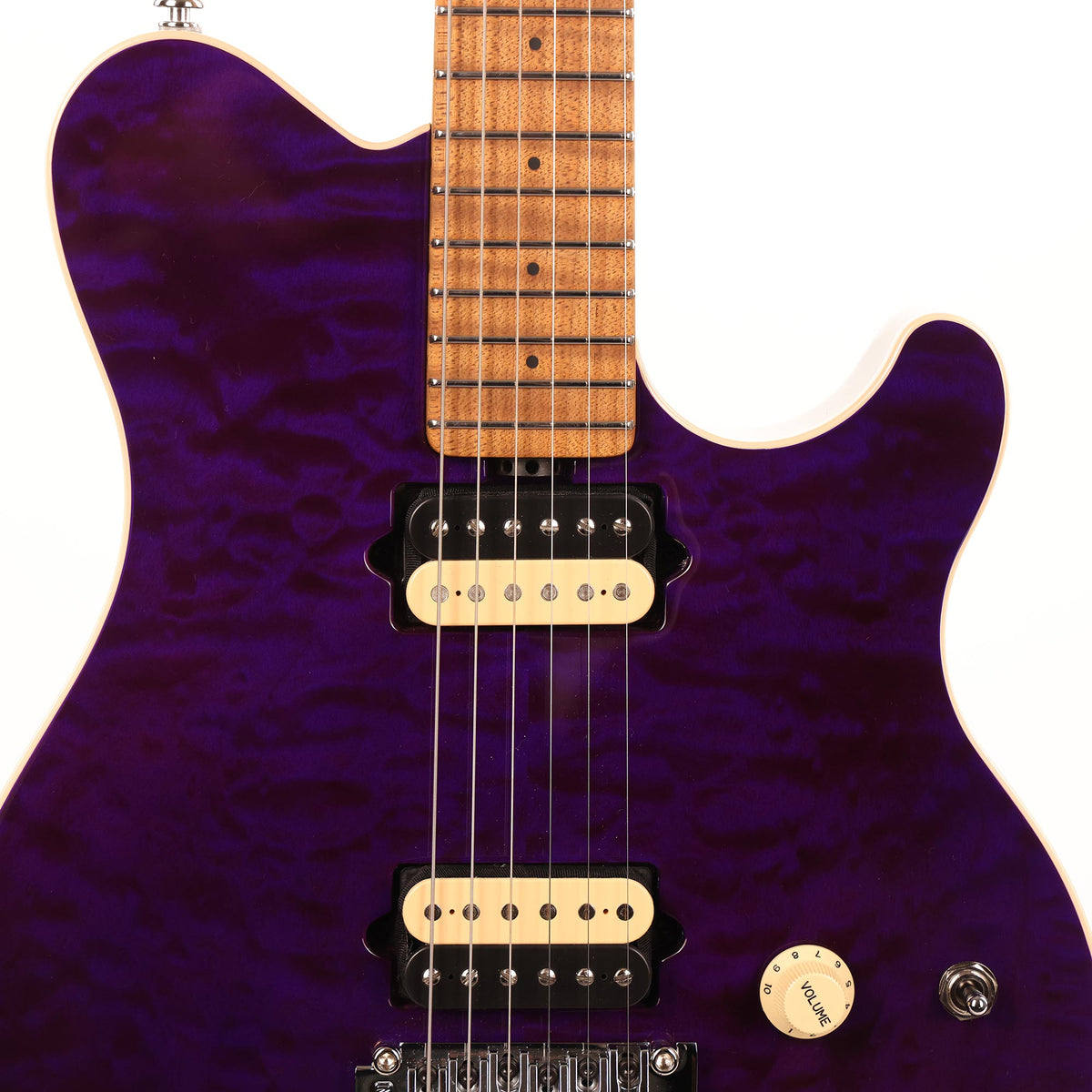 Ernie Ball Music Man Axis Quilt Top Music Zoo Exclusive Amethyst — 6