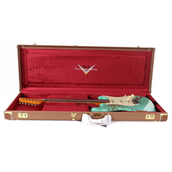 Fender Custom Shop Dual Mag II Stratocaster Super Heavy Relic Aged Seafoam Green