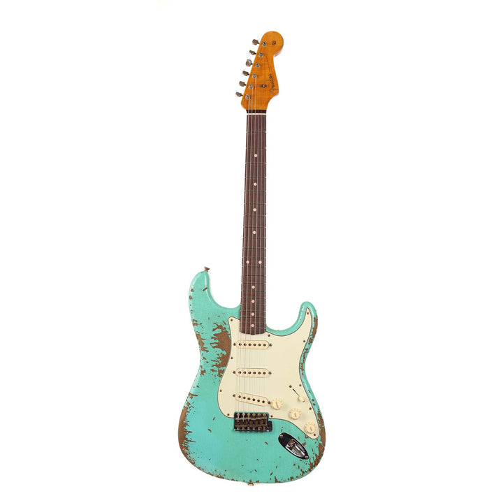 Fender Custom Shop Dual Mag II Stratocaster Super Heavy Relic Aged Seafoam Green