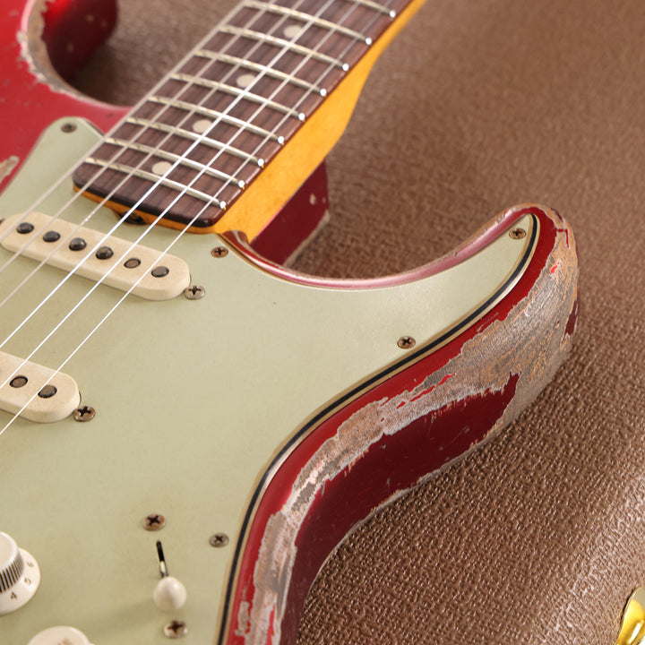 Fender Custom Shop 1964 Stratocaster Ultimate Relic Candy Apple Red Masterbuilt Greg Fessler