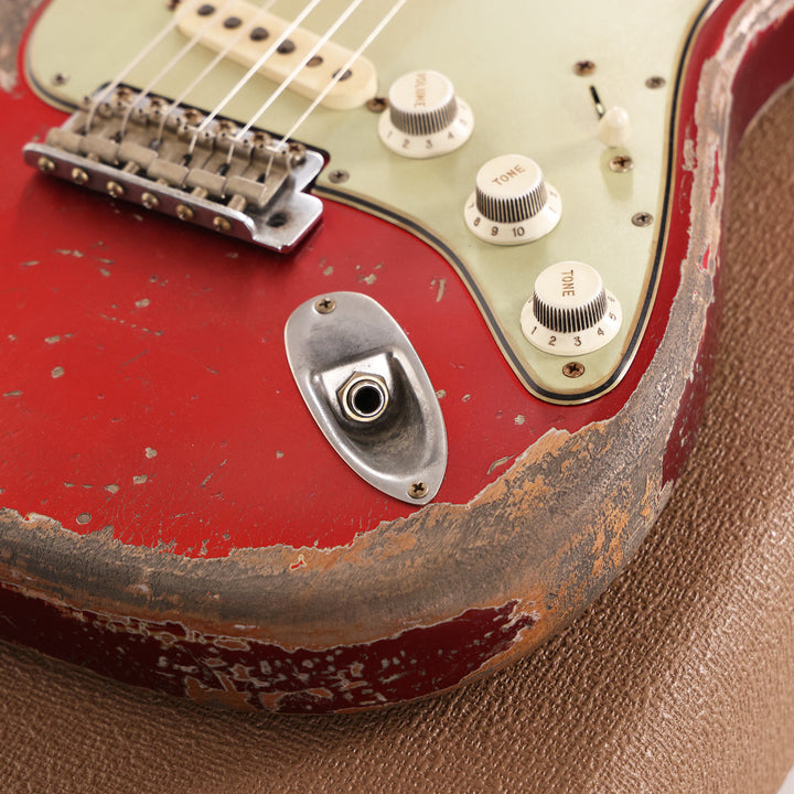 Fender Custom Shop 1964 Stratocaster Ultimate Relic Candy Apple Red Masterbuilt Greg Fessler