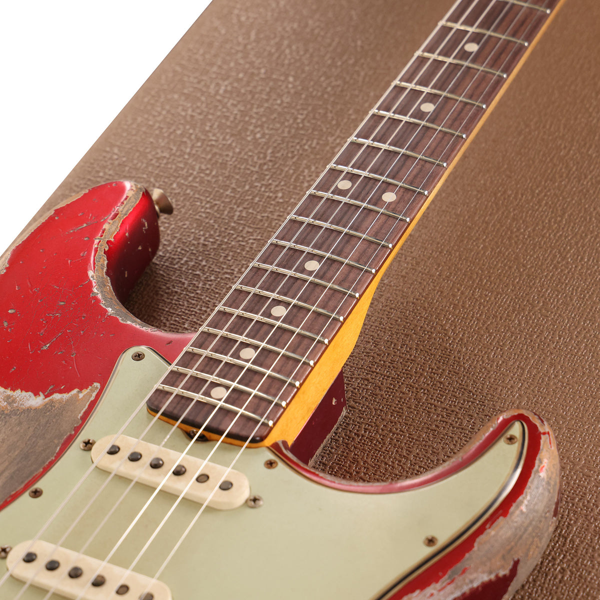 Fender Custom Shop 1964 Stratocaster Ultimate Relic Candy Apple Red Masterbuilt Greg Fessler — 13