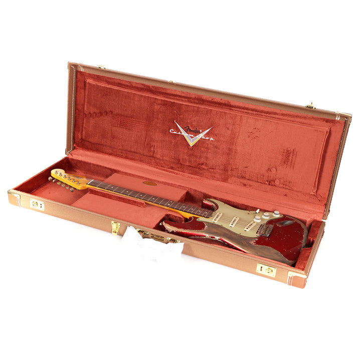 Fender Custom Shop 1964 Stratocaster Ultimate Relic Candy Apple Red Masterbuilt Greg Fessler