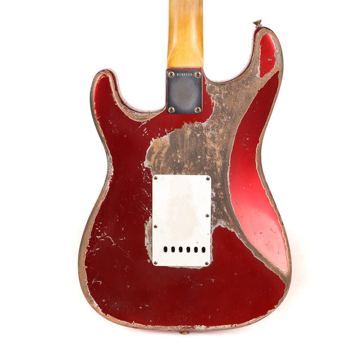 Fender Custom Shop 1964 Stratocaster Ultimate Relic Candy Apple Red Masterbuilt Greg Fessler