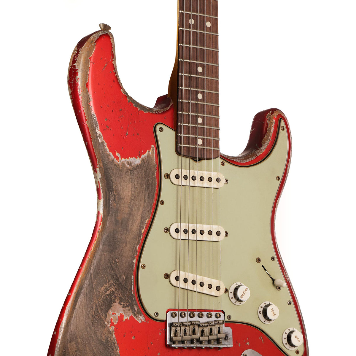 Fender Custom Shop 1964 Stratocaster Ultimate Relic Candy Apple Red Masterbuilt Greg Fessler — 5