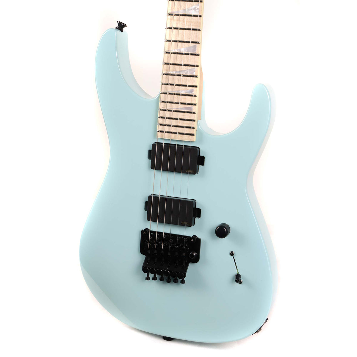 Jackson Custom Shop Dinky Daphne Blue with Matching Reverse Headstock — 5
