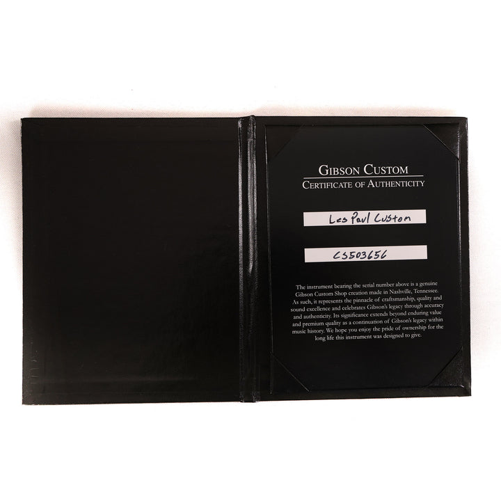 Gibson Custom Shop Made 2 Measure Les Paul Custom '70s Tobacco Sunburst