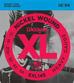 D'Addario Nickel Wound Electric Strings (Heavy 12-54) | The Music Zoo
