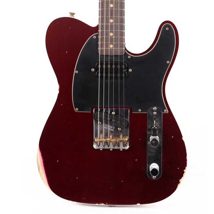 Fender Custom Shop HS Telecaster Custom Relic Aged Oxblood | The Music Zoo
