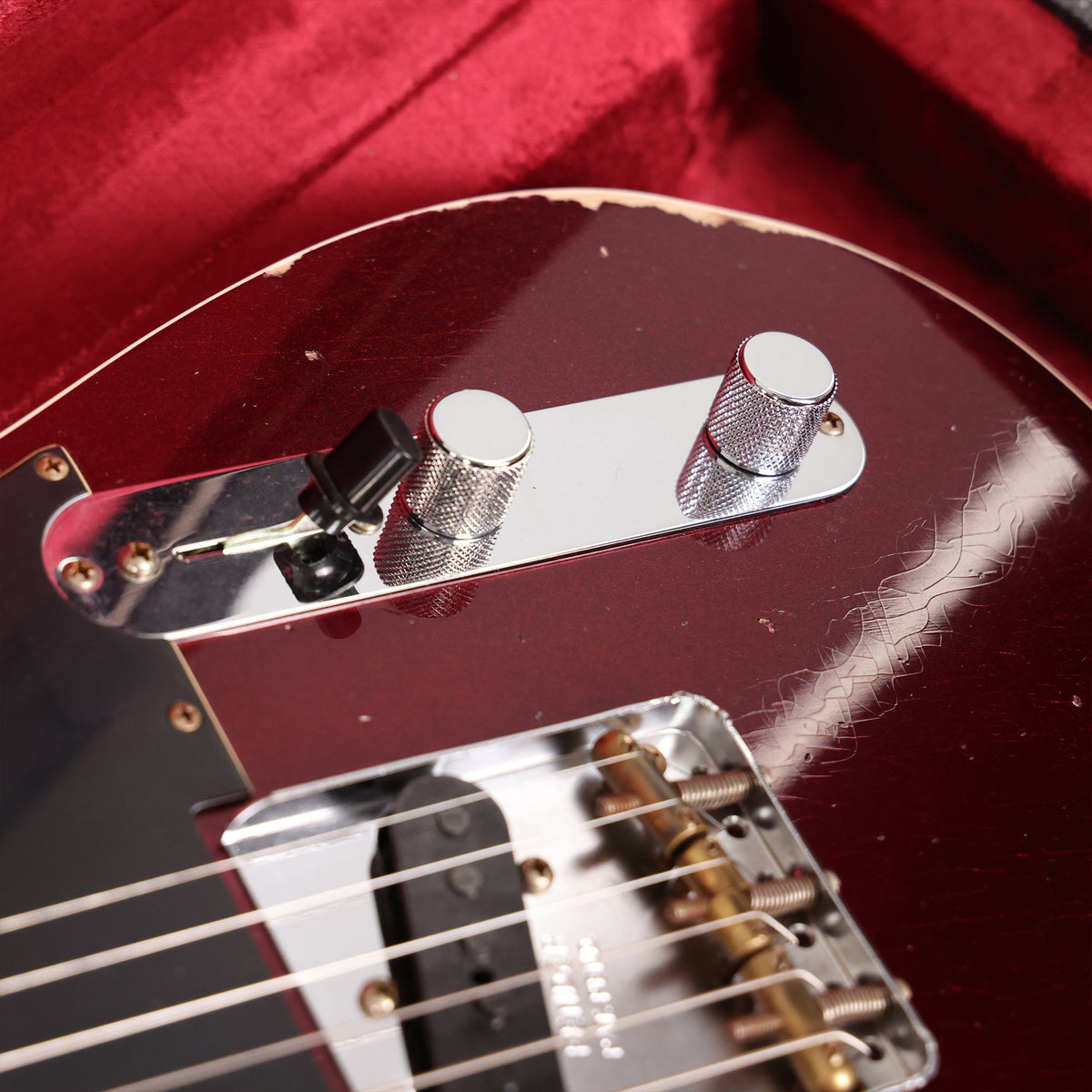 Fender Custom Shop HS Telecaster Custom Relic Aged Oxblood — 6
