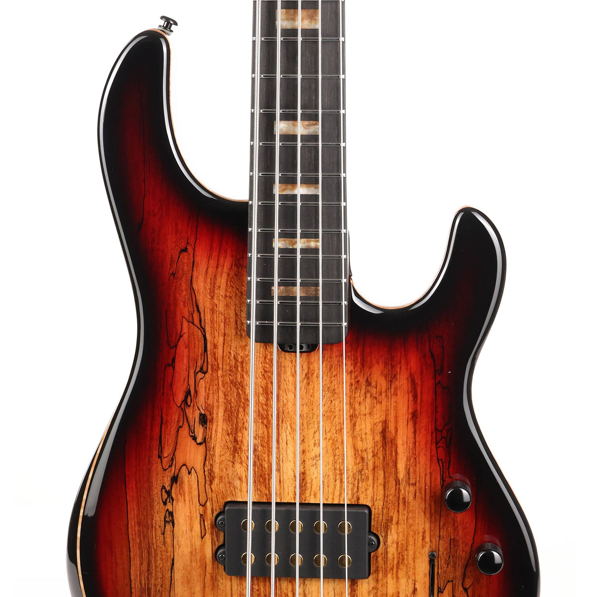 Ernie Ball Music Man 35th Anniversary StingRay 5 Bass Limited Edition Spalted Sunburst — 6