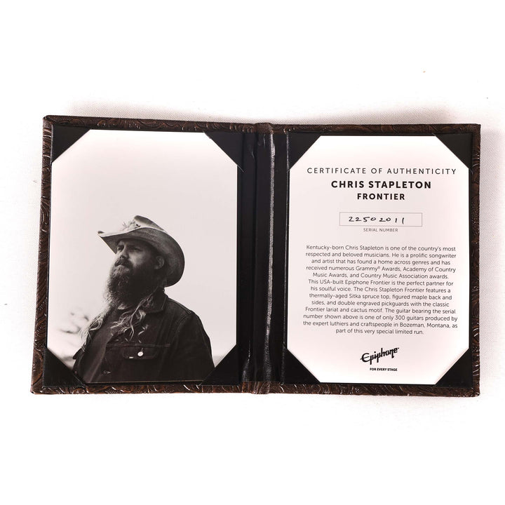 Epiphone Chris Stapleton Signature Frontier Acoustic-Electric Limited Edition Frontier Burst Used