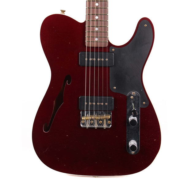 Fender Custom Shop P-90 Telecaster Thinline Journeyman Relic Aged Oxblood
