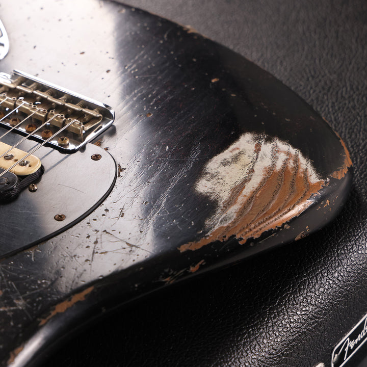 Fender Custom Shop 1969 Stratocaster Heavy Relic Black Masterbuilt Jason Smith