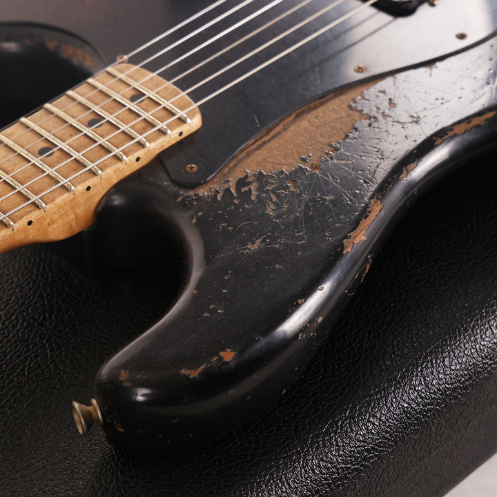 Fender Custom Shop 1969 Stratocaster Heavy Relic Black Masterbuilt Jason Smith