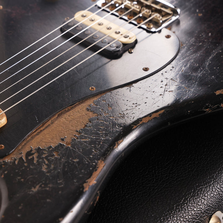 Fender Custom Shop 1969 Stratocaster Heavy Relic Black Masterbuilt Jason Smith