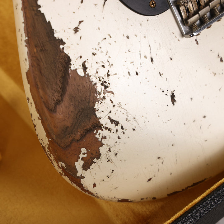 Fender Custom Shop 1969 Stratocaster Heavy Relic Frost White Masterbuilt Jason Smith